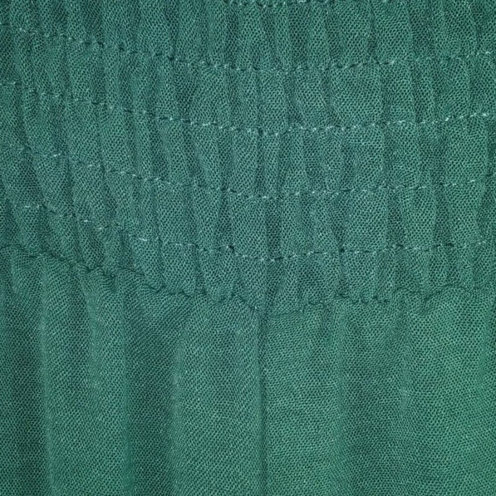 Dokotoo Women's Green Smocked Bodice Fit & Flared Summer Jumpsuit Size XL - Picture 4 of 9